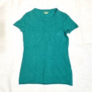 J. Crew 100% Cashmere Short Sleeve Sweater – Size XS